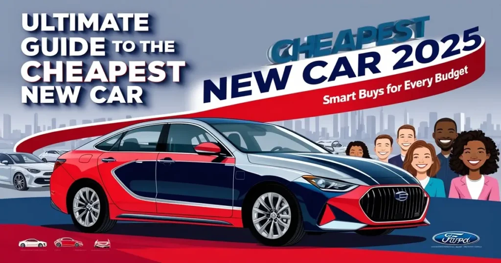 The Ultimate Guide to Finding the Cheapest New Car 2025