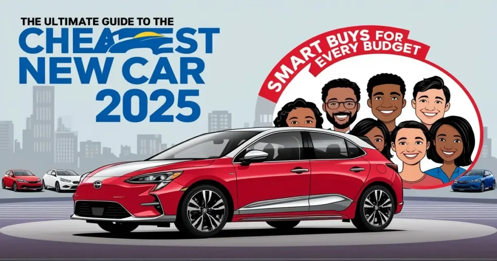 The Ultimate Guide to Finding the Cheapest New Car 2025