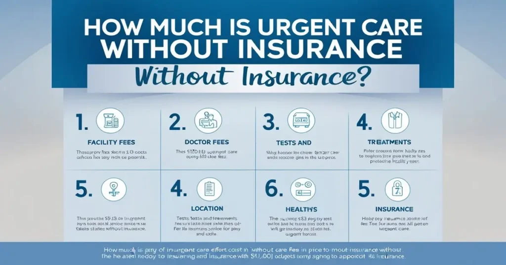 How much is urgent care without insurance? 5 price factors.