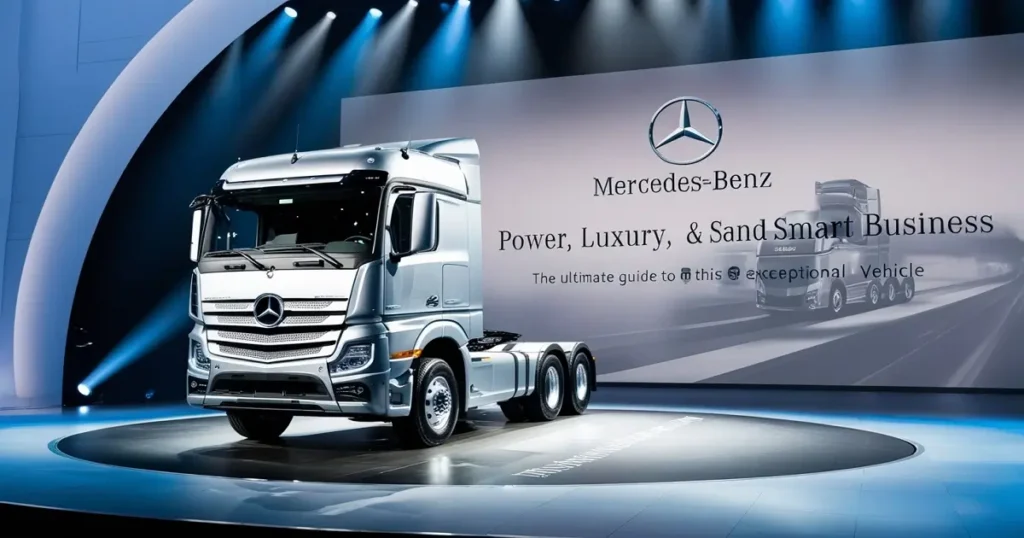 Mercedes Benz Truck: How It Combines Power With Luxury
