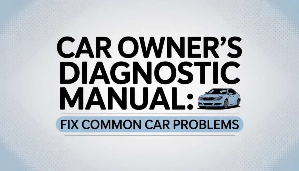 Car Owner’s Diagnostic Manual: Fix Common Car Problems