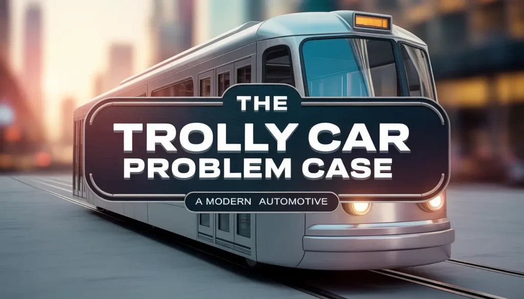 The Trolly Car Problem Case: A Modern Automotive